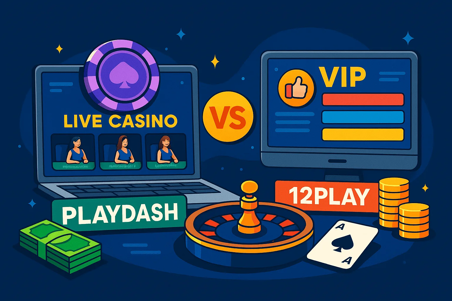 PLAYDASH vs 12Play