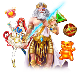 PLAYDASH slot game characters